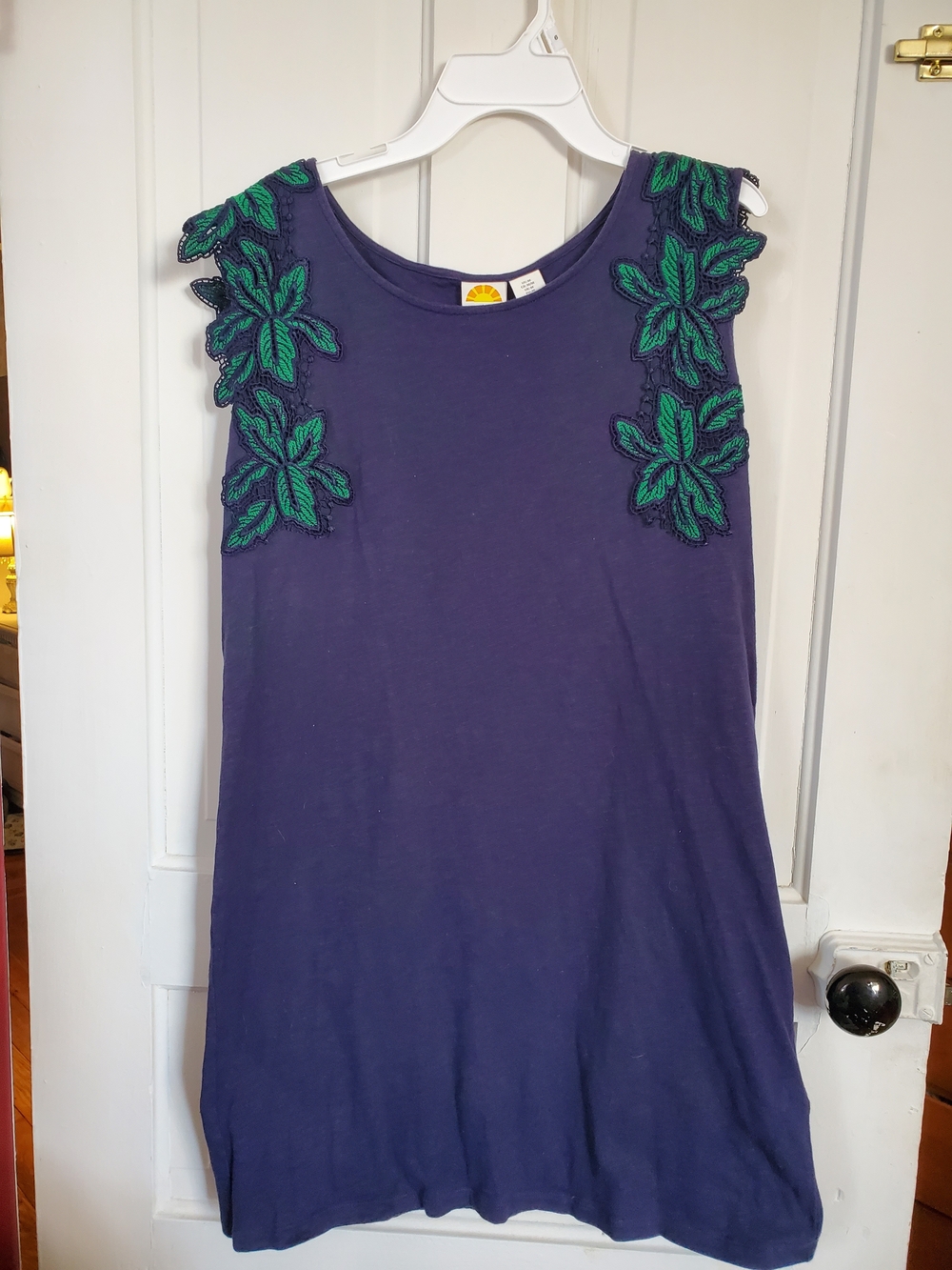 100% Cotton Navy Shift Dress